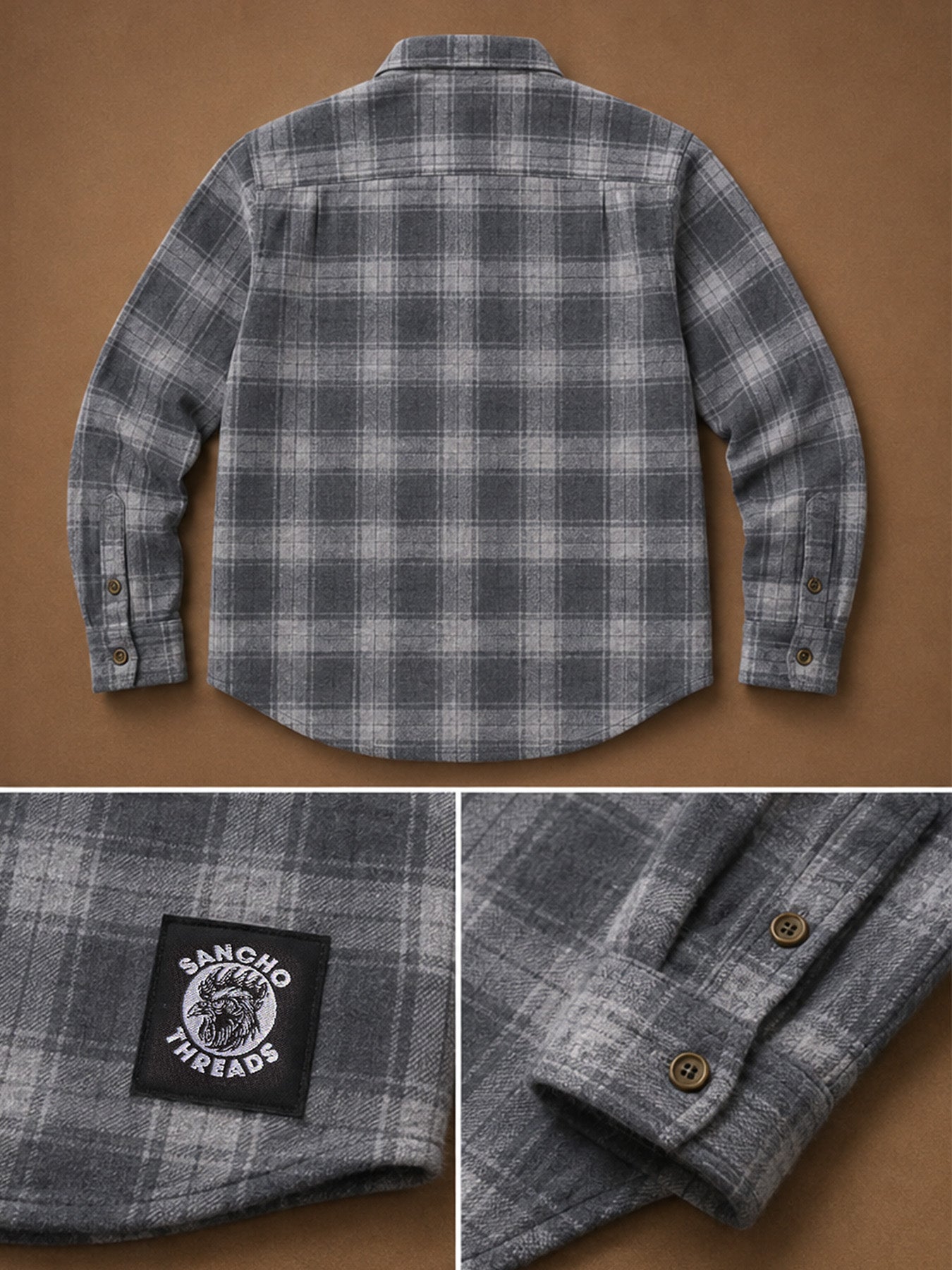 The Grey & Black Flannel