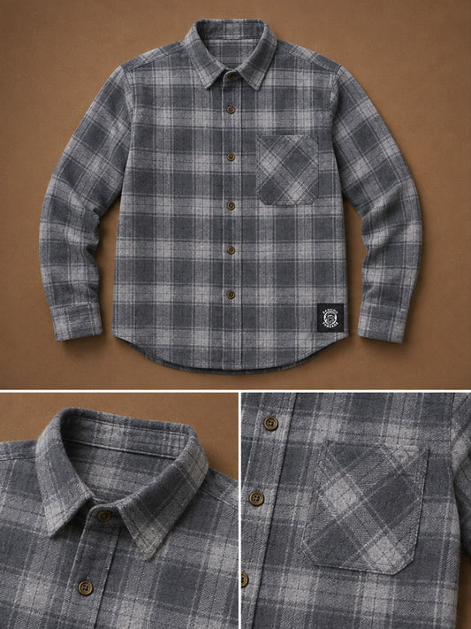 The Grey & Black Flannel