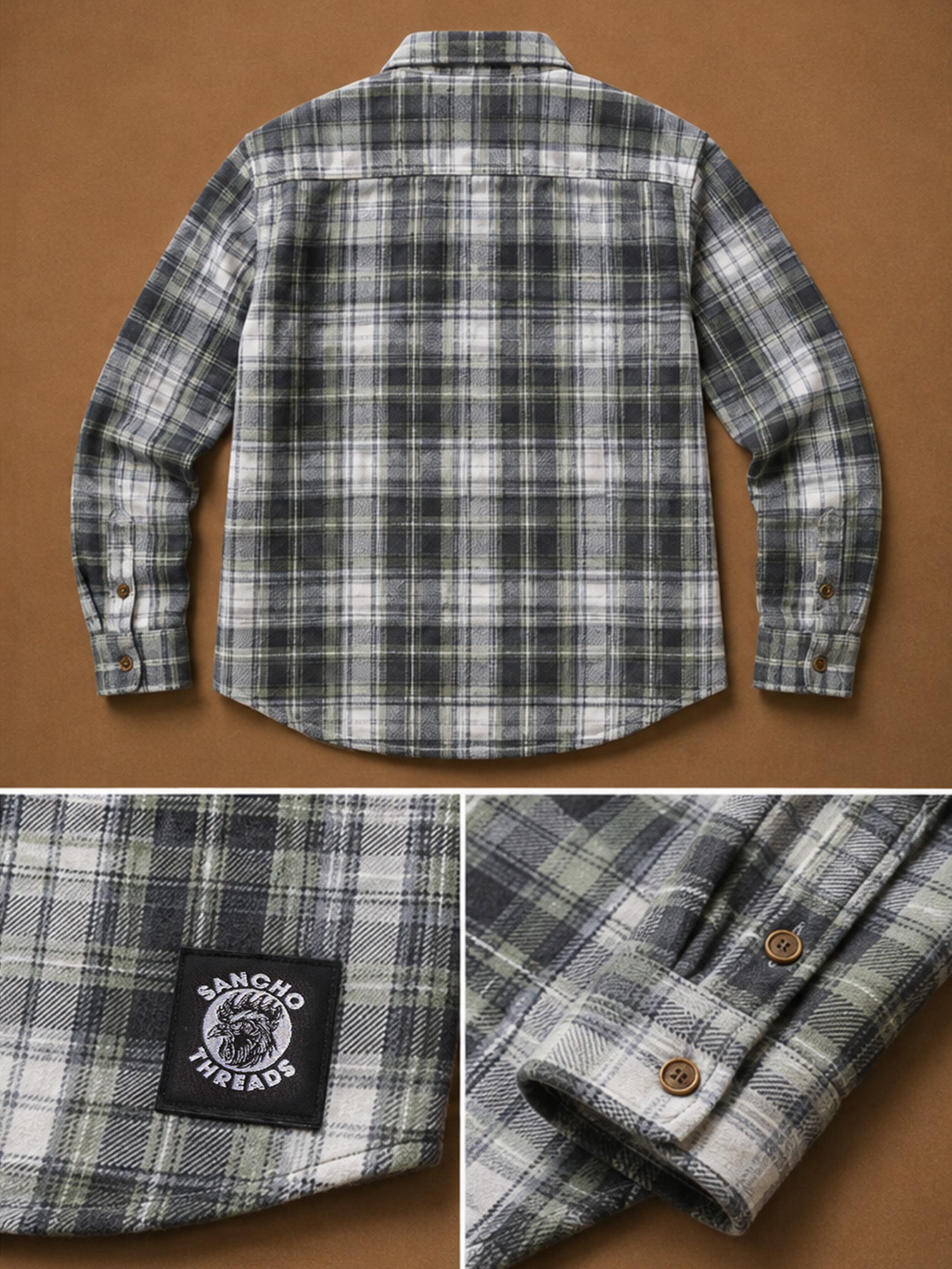 The Grey & Green Flannel
