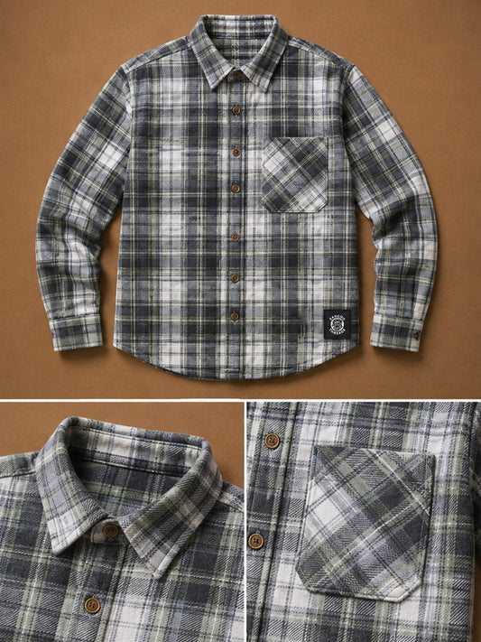 The Grey & Green Flannel