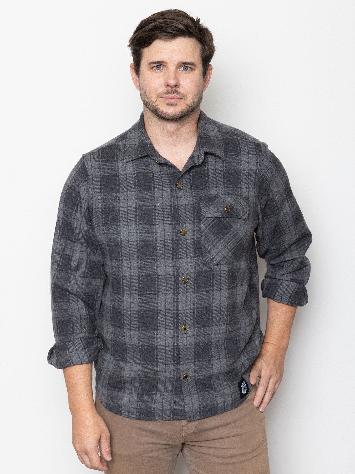 The Grey & Black Flannel